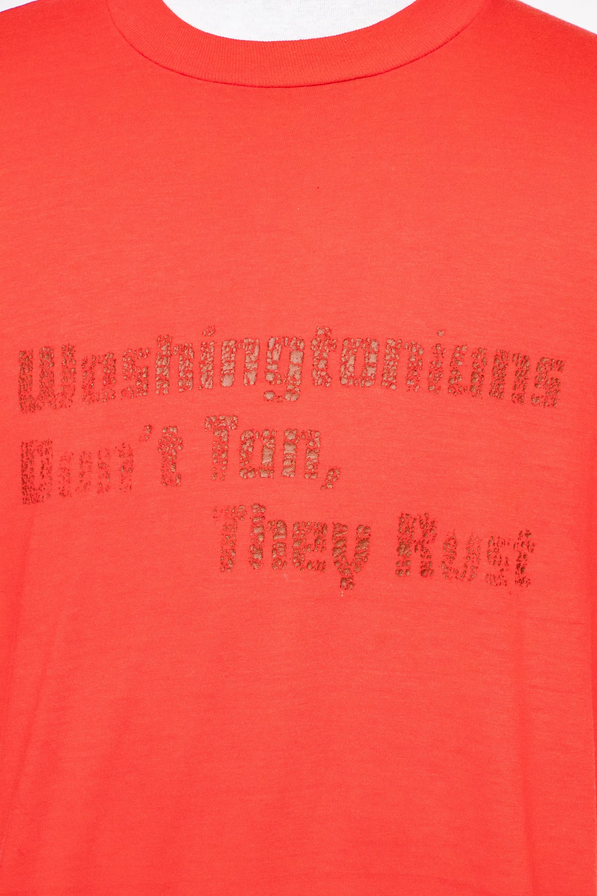 1990s Tee T-shirt Novelty WA Rust L