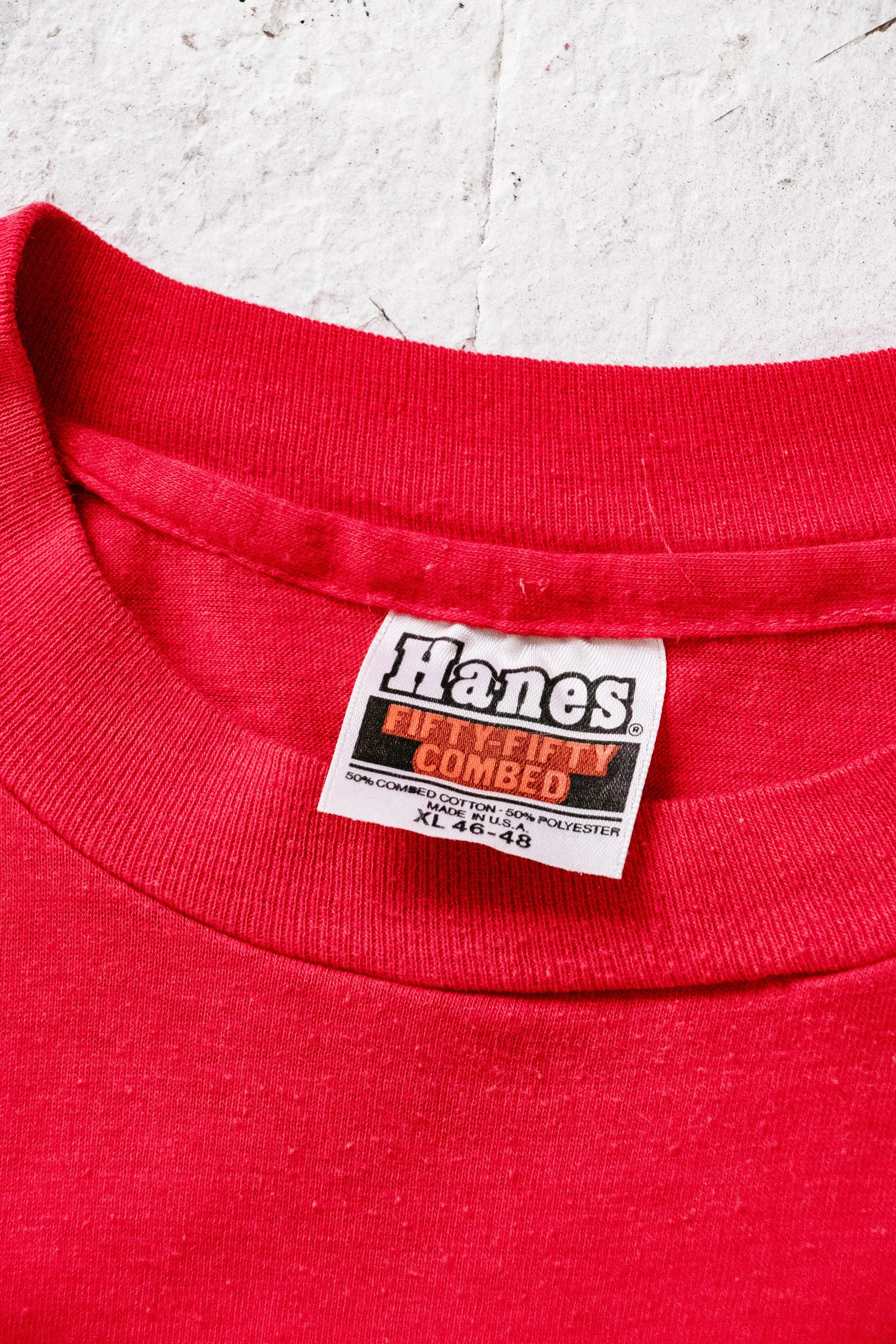 1990s Tee T-shirt Novelty WA Rust L