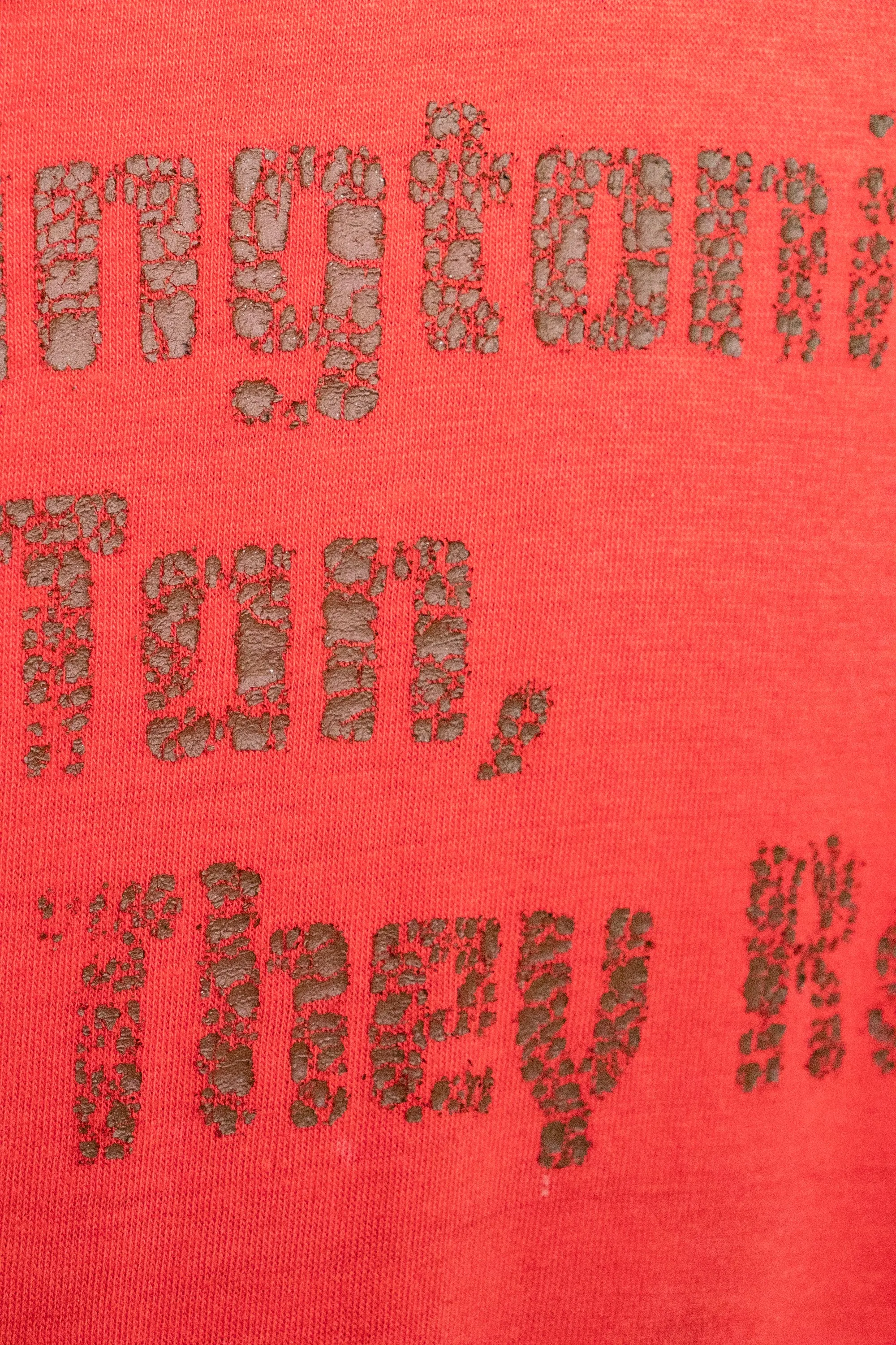 1990s Tee T-shirt Novelty WA Rust L