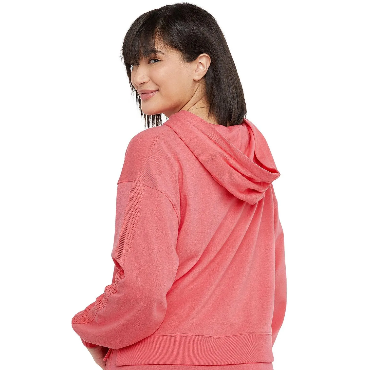 Buzo Champion Summer Sweats Campus Mujer Coral