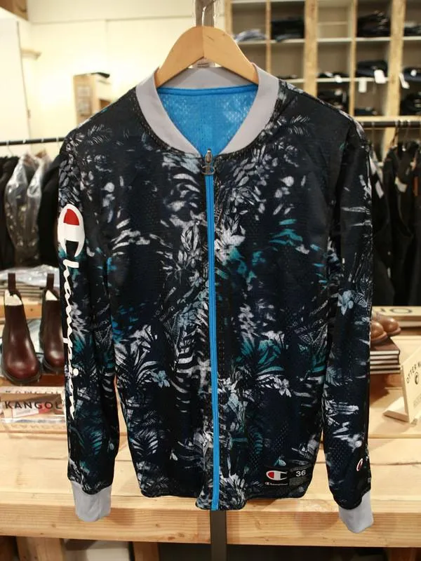 Champion Men's Reversible Mesh Jacket Hotline Blue/Silverstone/Blur Tropics  V9797 549733 6I4
