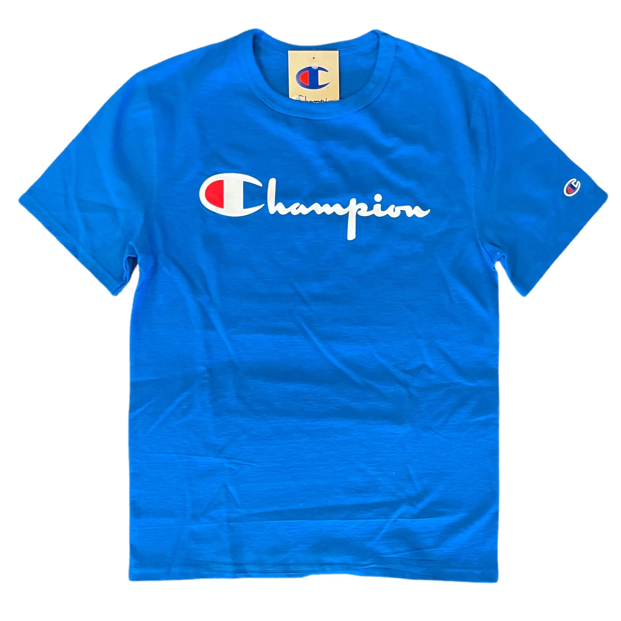 Champion Men's Script Logo Short Sleeve Tee T-Shirt