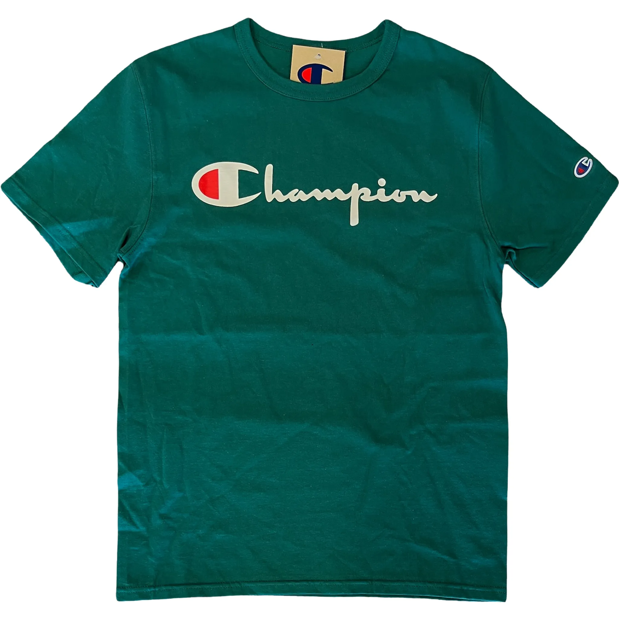 Champion Men's Script Logo Short Sleeve Tee T-Shirt