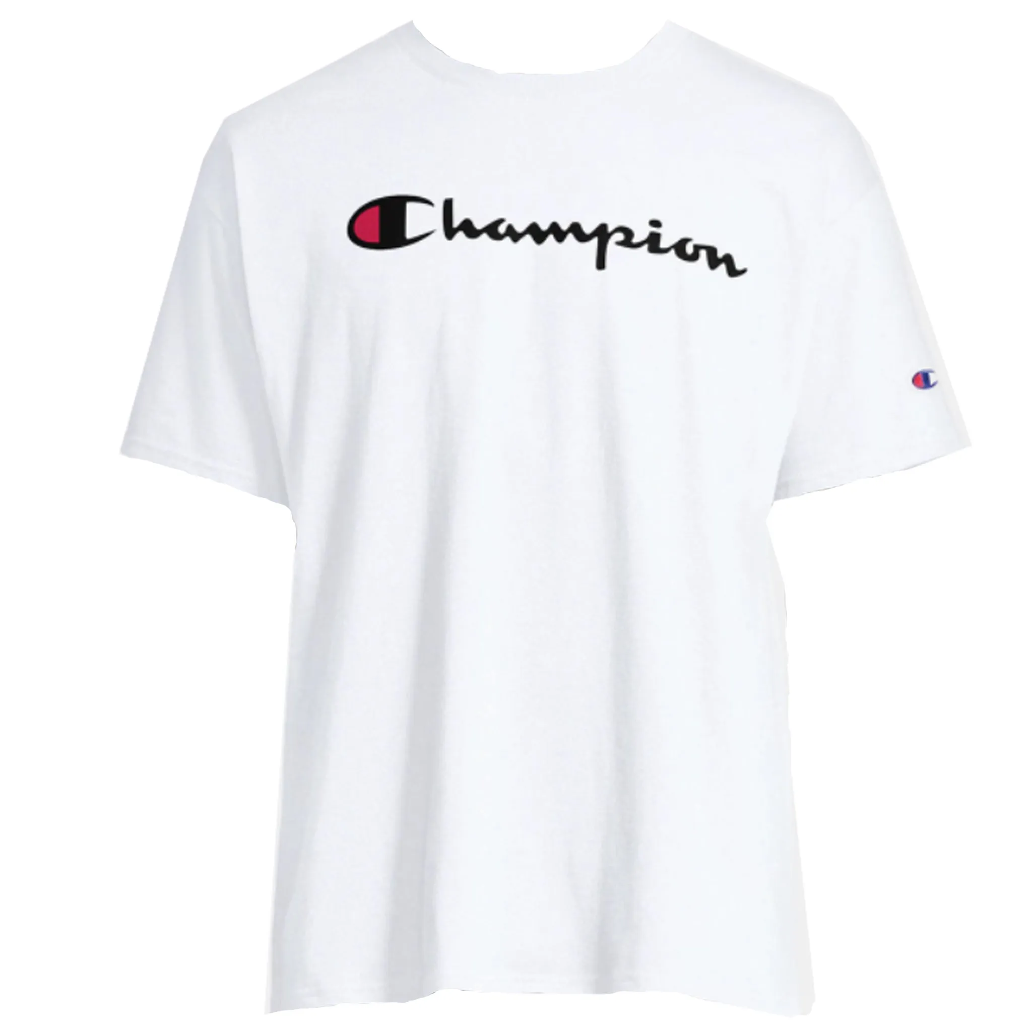 Champion Men's Script Logo Short Sleeve Tee T-Shirt