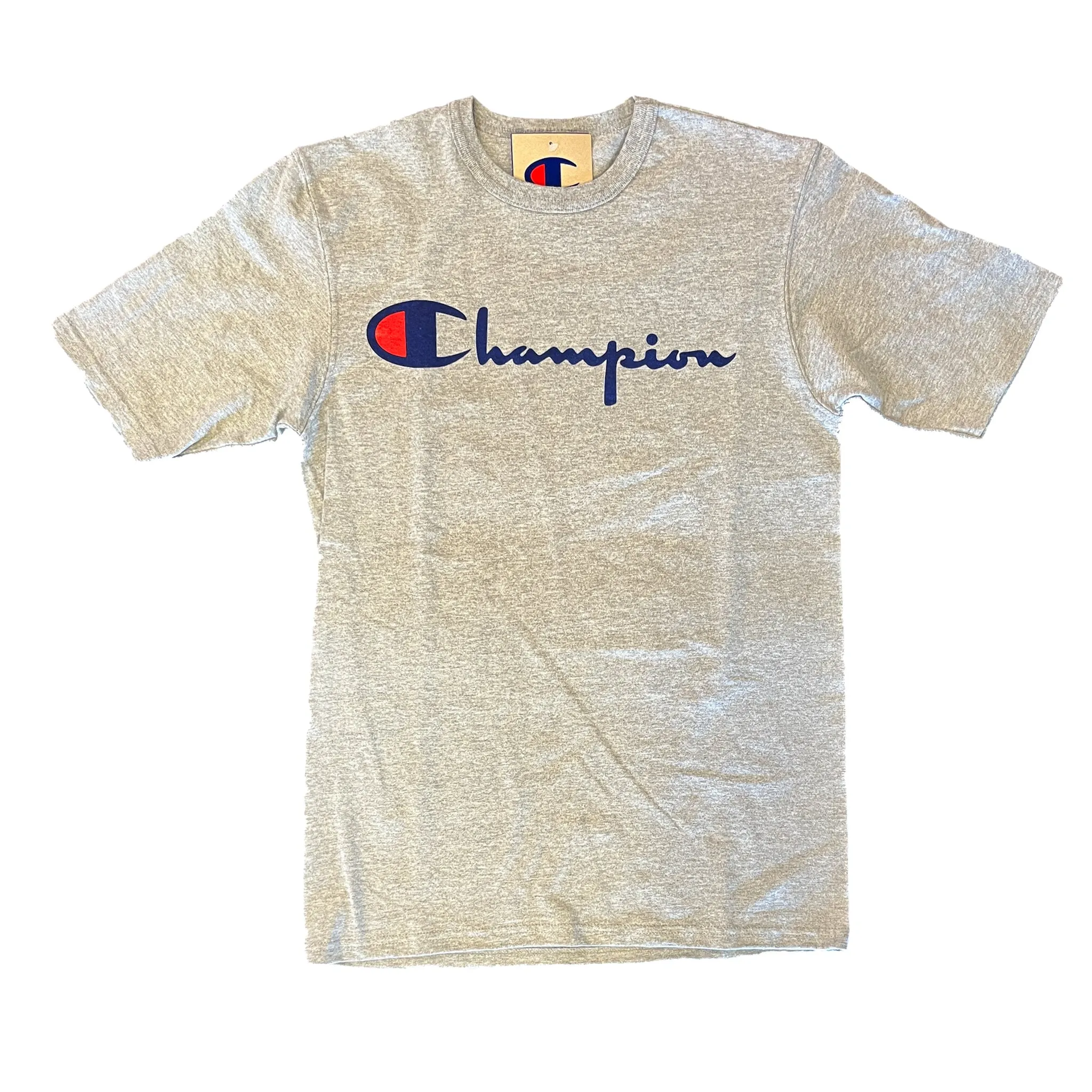 Champion Men's Script Logo Short Sleeve Tee T-Shirt