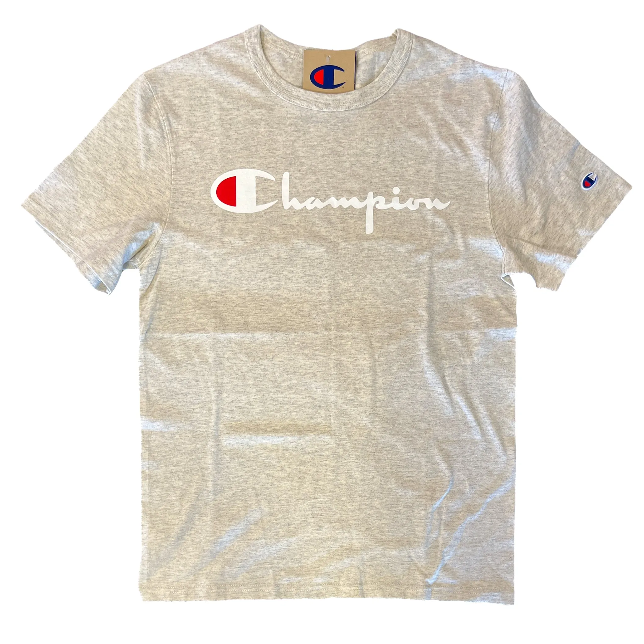 Champion Men's Script Logo Short Sleeve Tee T-Shirt