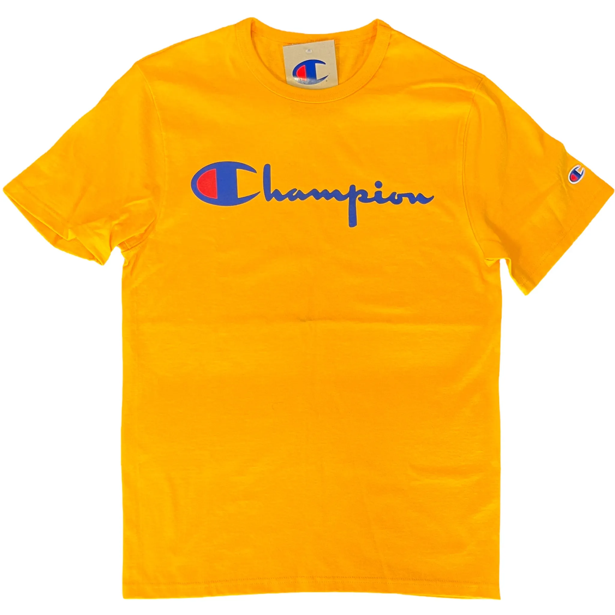 Champion Men's Script Logo Short Sleeve Tee T-Shirt