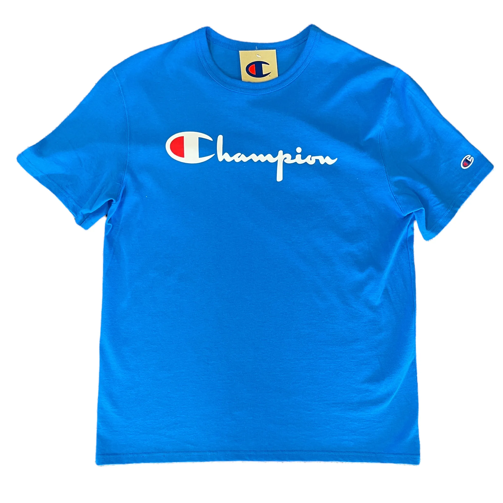 Champion Men's Script Logo Short Sleeve Tee T-Shirt