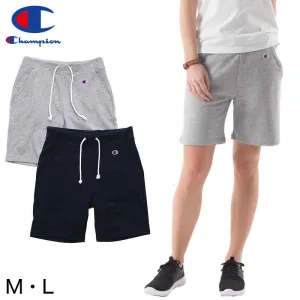 Champion　レディース　スウェットショートパンツ M・L (チャンピオン ロゴ ハーフ)  (在庫限り)