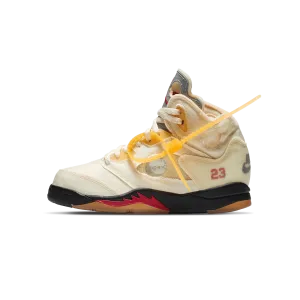 Off-White x Air Jordan 5 Retro SP PS 'Sail'