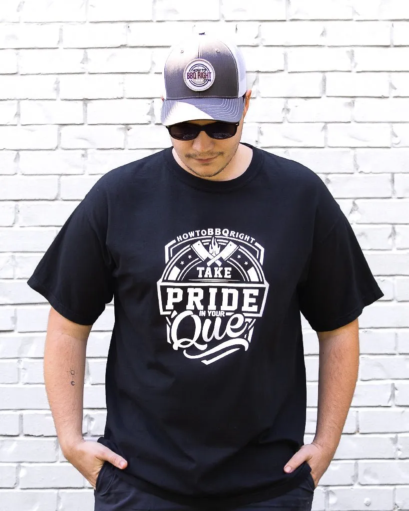 Take Pride Black T-Shirt and H2Q Grey Hat